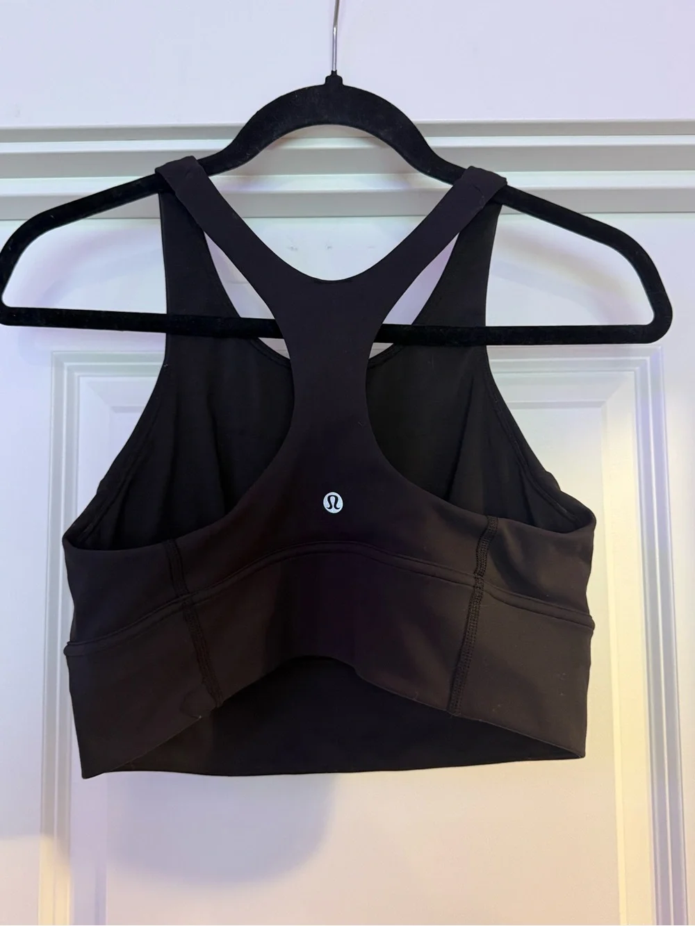 Lululemon Black Wunder Train Longline Bra *Medium Support, C/D Cup